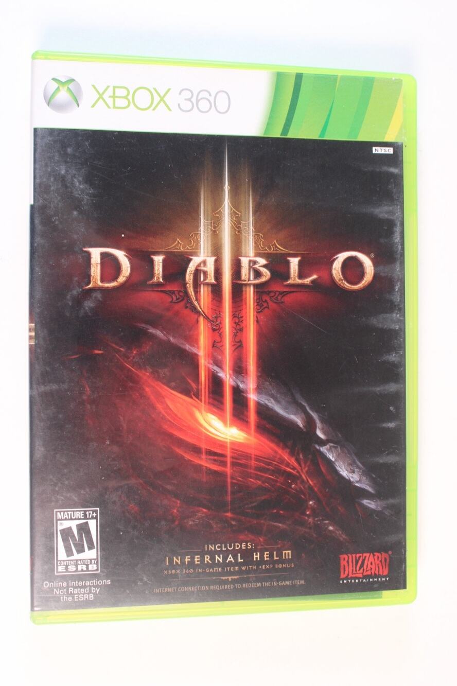 Diablo III 3 (Microsoft Xbox 360, 2013) Complete w/ Manual Tested